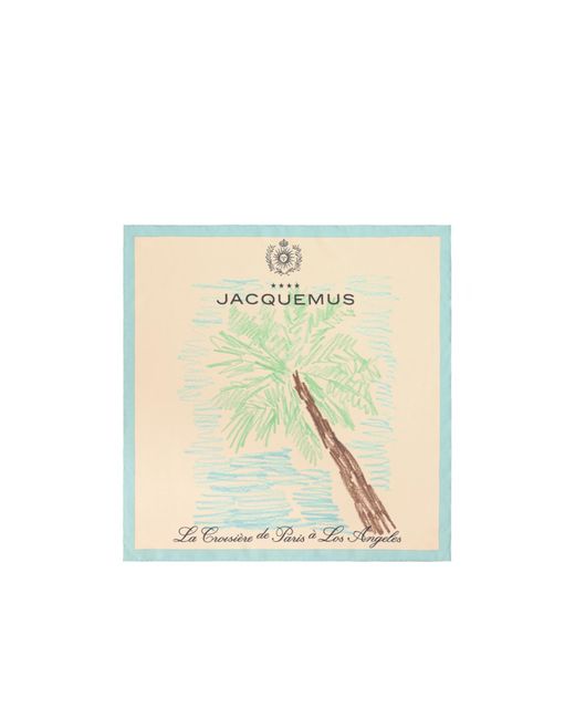 Jacquemus Natural Pattern Scarf