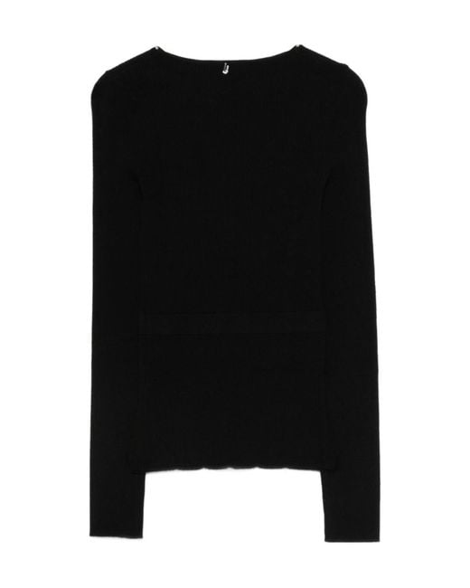 Liu Jo Black Embellishments Top
