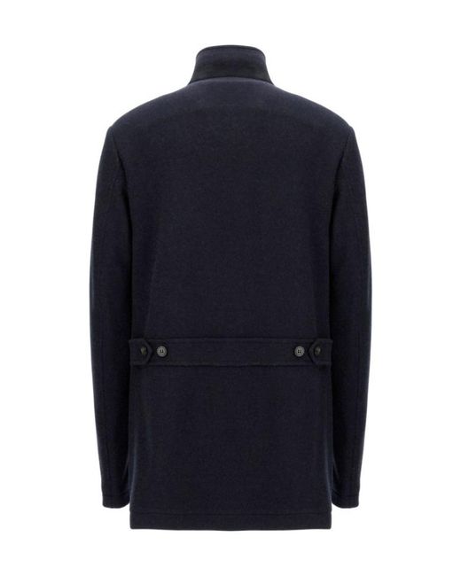 Loro Piana Blue Winter Voyager Over Casual Jacket