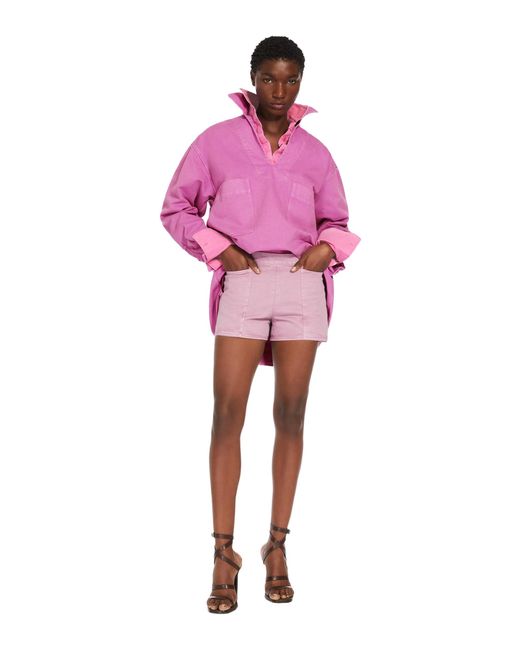 Max Mara Pink Alibi Mini Shorts