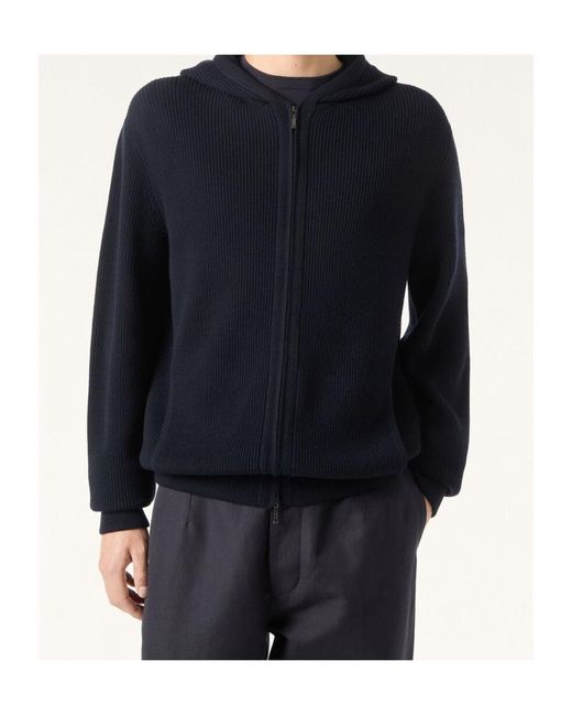 Loro Piana Blue Sloop Hoodie for men
