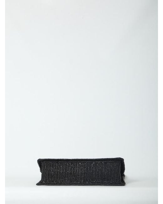 Jacquemus Black The Spiaggia Small Square Bag