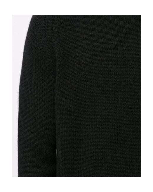 Saint Laurent Black Pull Col Rond Manches Marteau for men
