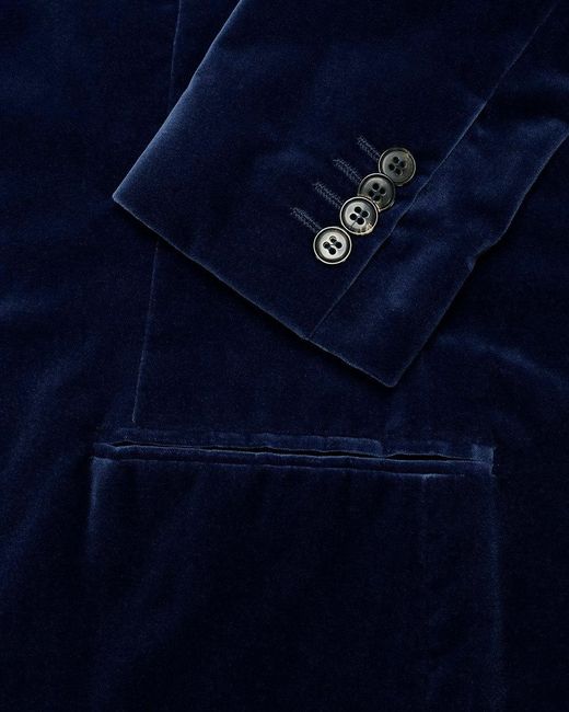 Armani Collezioni Blue Logo Casual Jacket for men