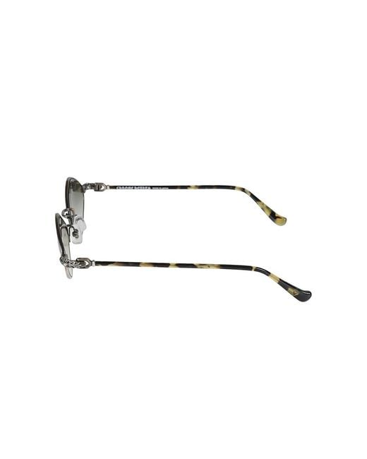 Chrome Hearts White Full-Frame Sunglasses for men