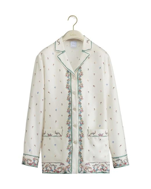 Dior White Long-Sleeved Shirt