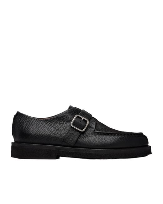 Marsèll Black Moccar Leather Loafers for men
