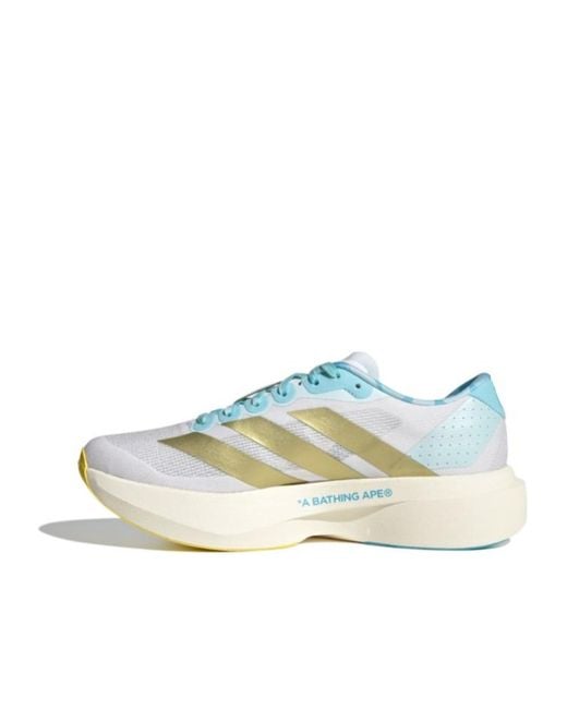 Adidas Originals Blue Adidas X Bape Adizero Evo Sl Shoes for men