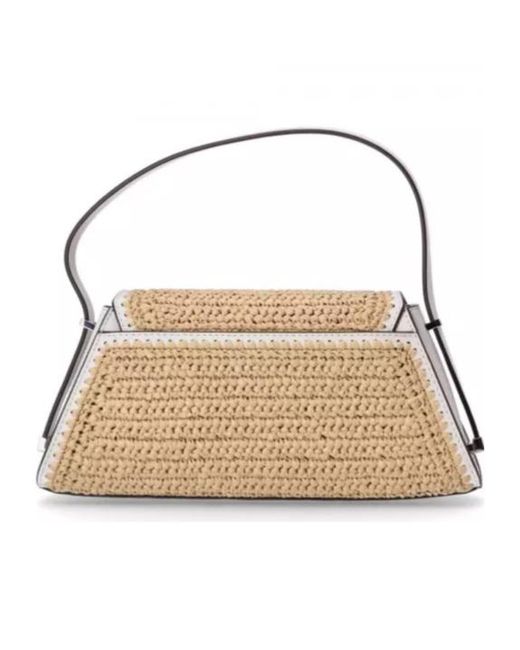 Michael Kors Natural Flap Tote Bag