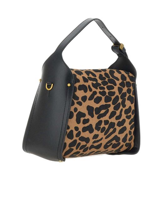 Gianni Chiarini Black Top Handle Tote Bag