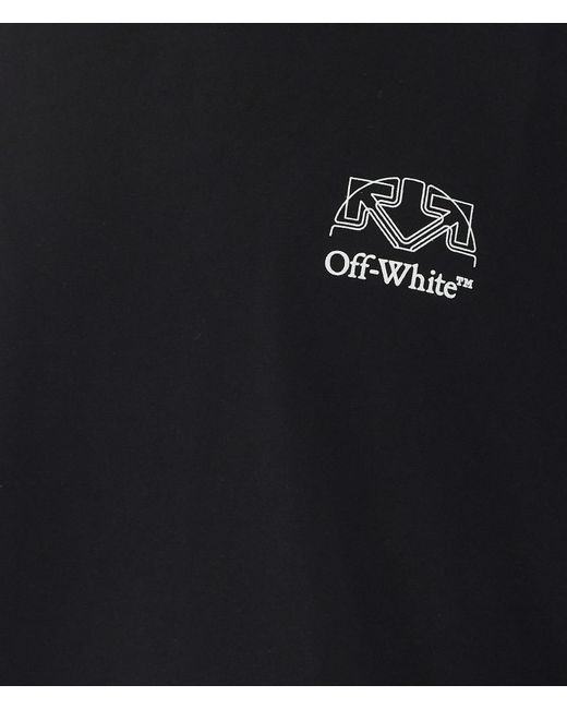 Off-White c/o Virgil Abloh Black Short-Sleeved T-Shirt for men