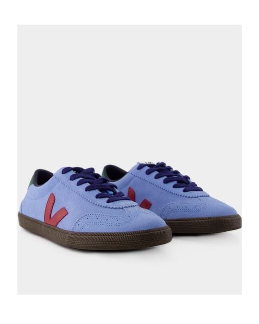 Veja Blue Volley Low-Top Sneakers for men