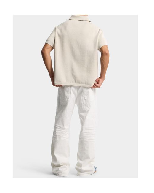 DSquared² White Wide-Leg Denim Jeans for men