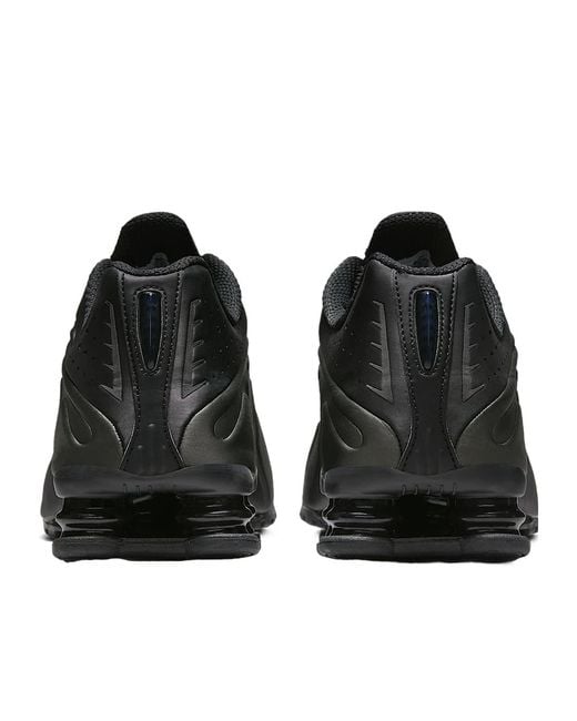 Nike Black Shox R4 Lace-Up Sneakers for men