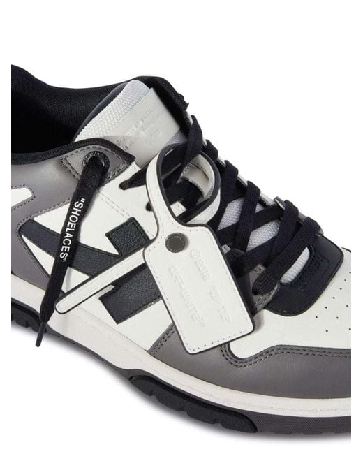 Off-White c/o Virgil Abloh White Men Out Of Office Calf Leather Sneakers for men