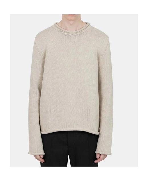 Courreges White Knit Sweater for men