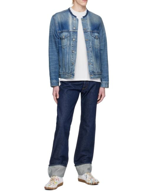 Maison Margiela White Paint Replica Sneakers for men