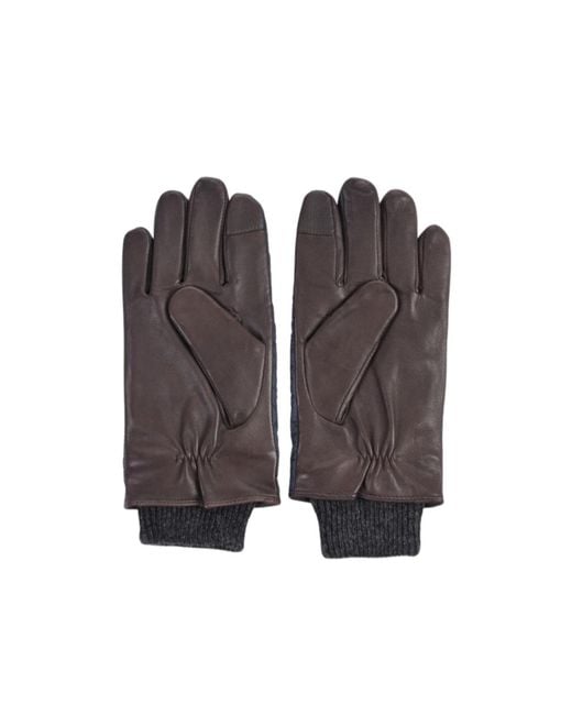 Polo Ralph Lauren Blue Diamond-Shaped Quilted Gloves for men