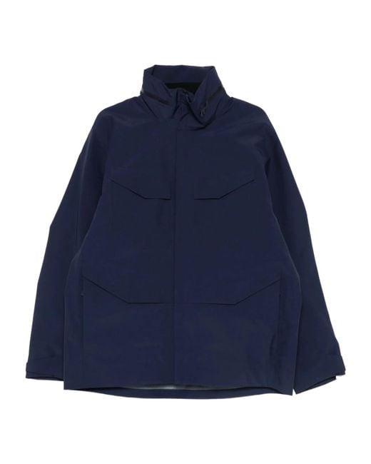 Veilance Blue Flap Pocket Casual Jacket for men