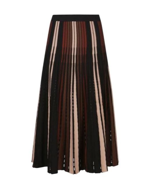 Diane von Furstenberg Black Tribeca Knitted Skirt
