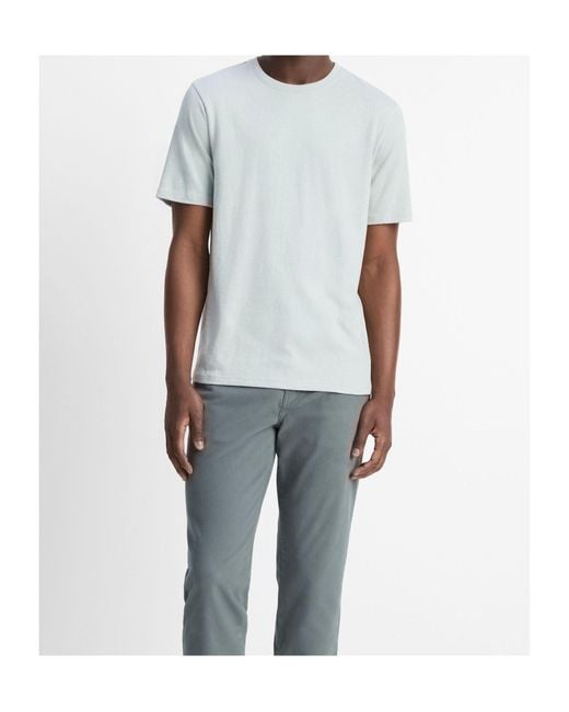 Vince Blue Short-Sleeved T-Shirt for men