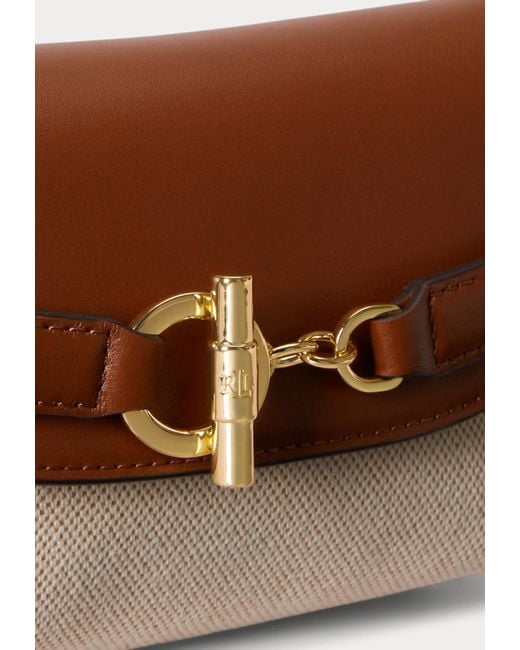 Ralph Lauren Brown Small Blaike Cross Body Bag