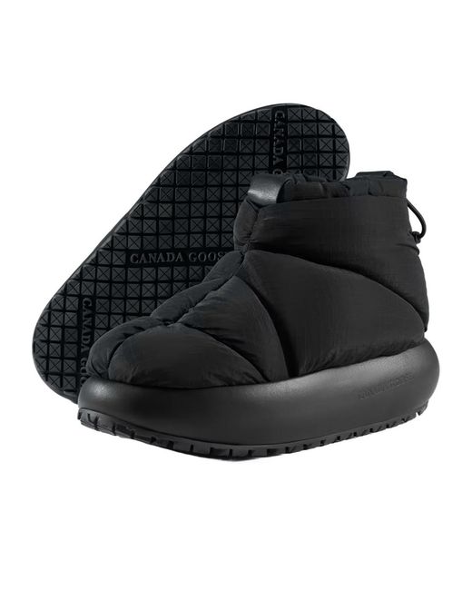 Canada Goose Black Padded Ankle Boots