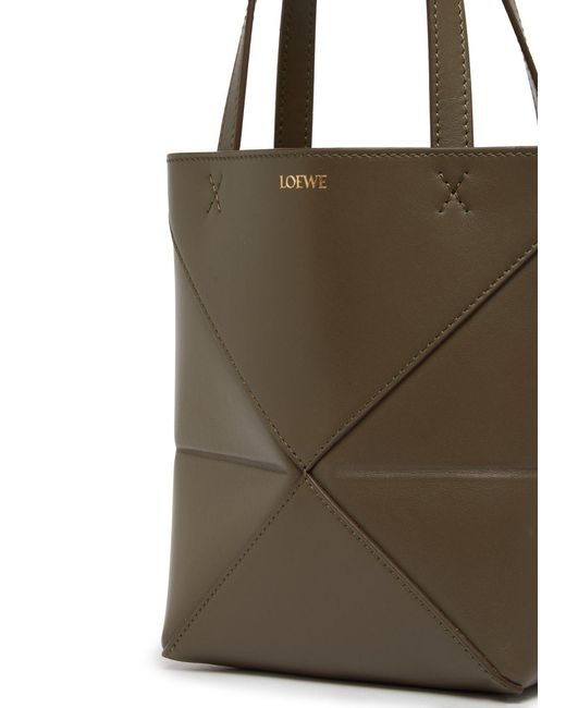 Loewe Brown Puzzle Mini Shoulder Bag