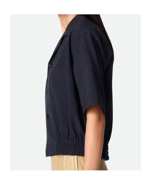 Bottega Veneta Blue Elasticated Waistband Shirt