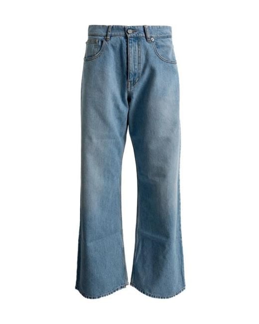 ERL Blue Wide-Leg Jeans for men