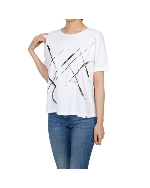 Herno White Interlock Jersey T-Shirt