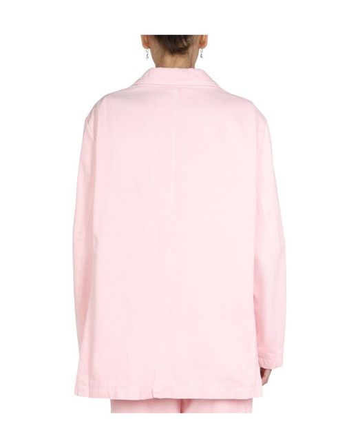 Raf Simons Pink Emblem Detail Jacket for men