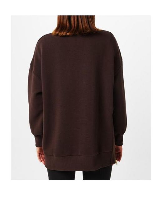 Varley Brown Mae Boyfriend Sweatshirt