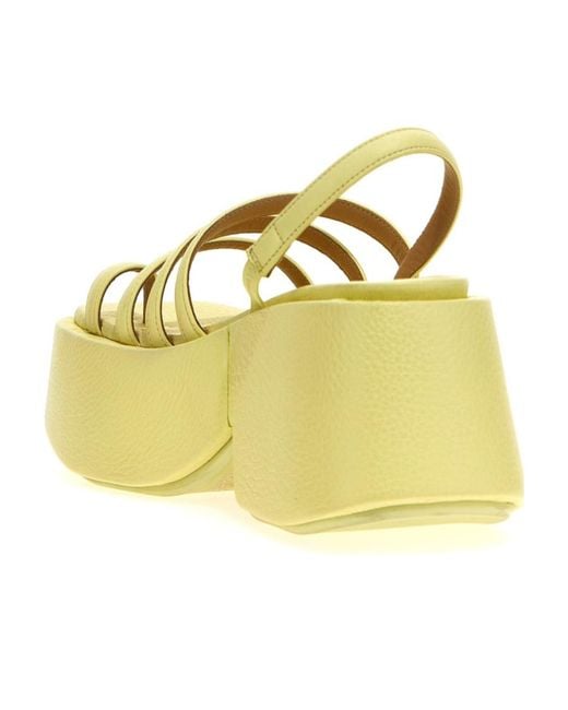 Marsèll Yellow Marsèll Strappy Platform Sandals
