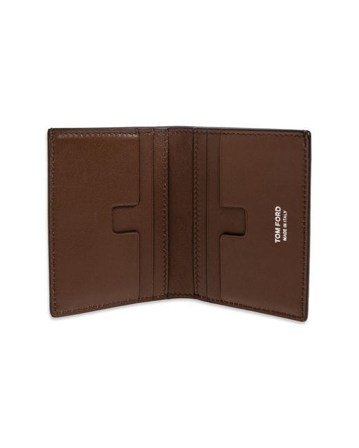 Tom Ford Brown Foldable Wallet for men