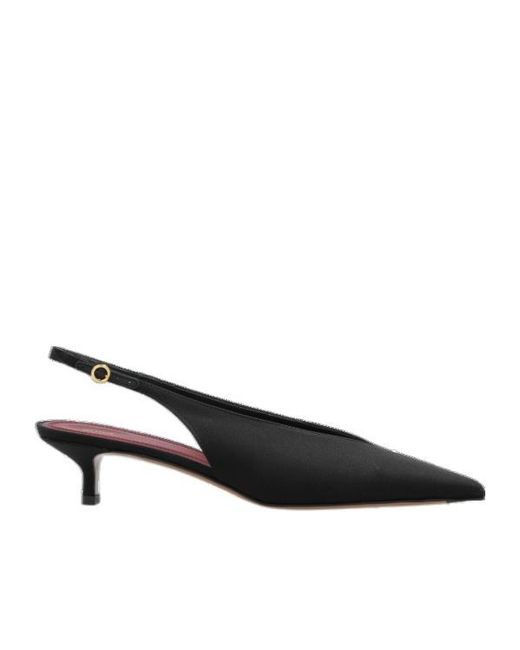 Neous Black Diske Slingback Pumps