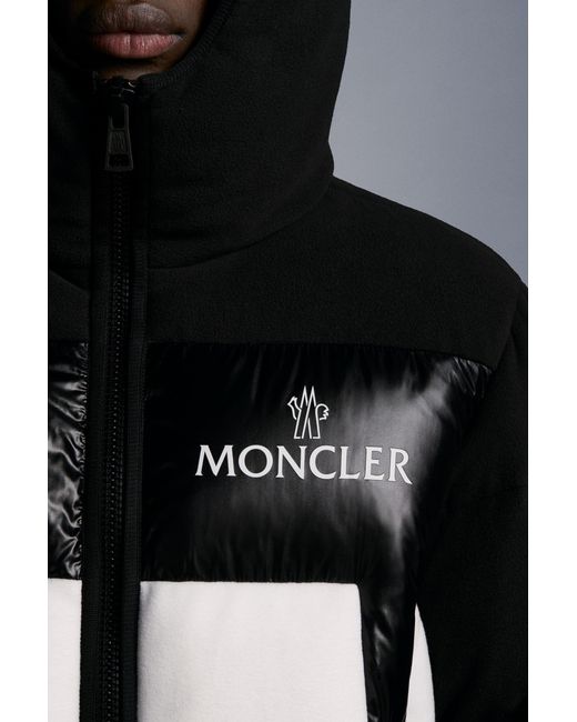 Moncler Black Malavoy Two-Tone Padded Jacket for men