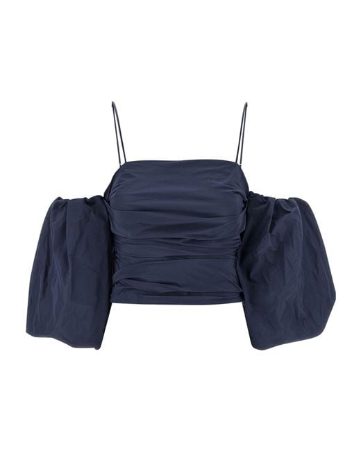 Pinko Blue 'Pallottoliere' Top