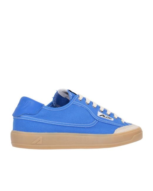 Autry Blue Windscape Panelled Sneakers for men