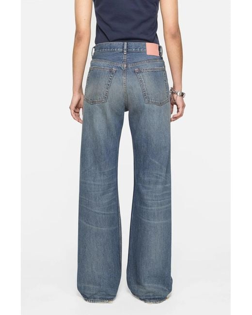 Acne Blue Regular-Fit Jeans