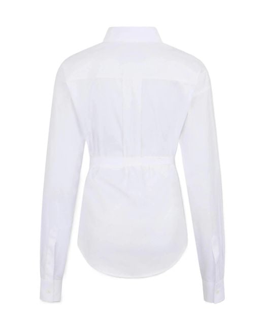 DSquared² White Wrap Shirt