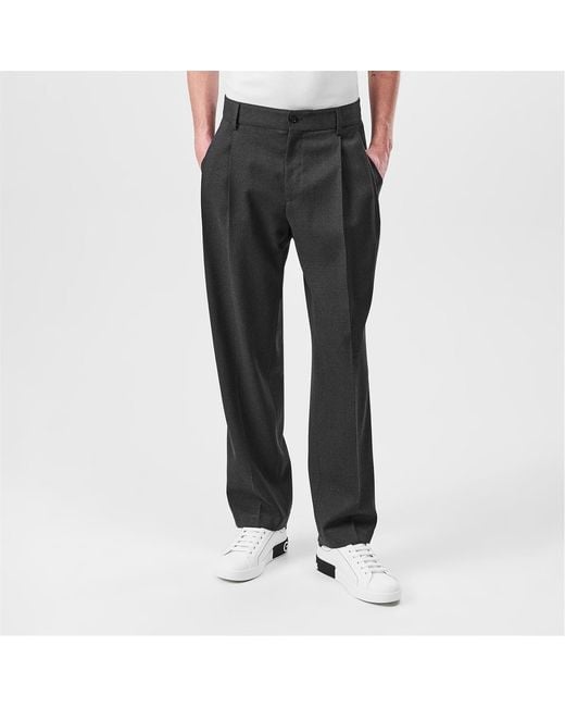 Dolce & Gabbana Black Tailored Trousers for men