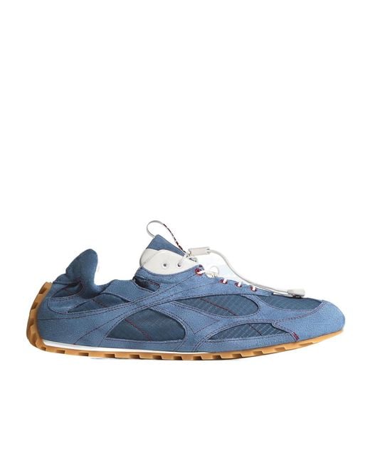 Bottega Veneta Blue Orbit Flash Sneakers for men