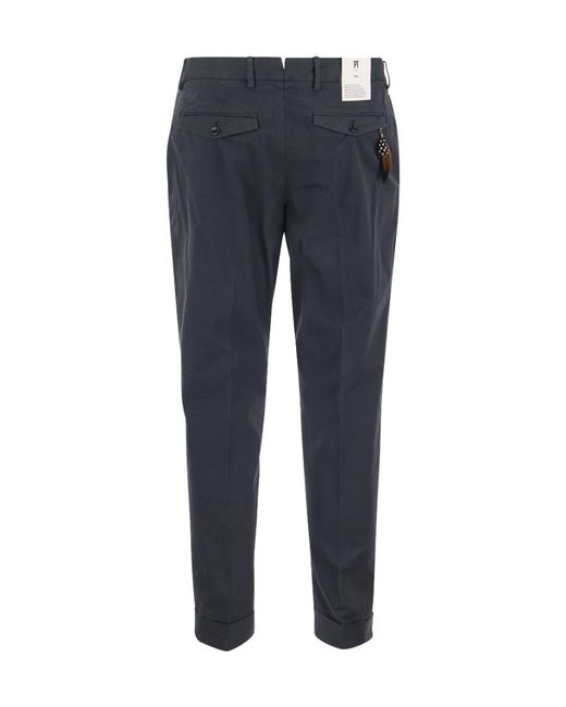 Pt Pantaloni Blue Pt Torino Straight-Leg Pants for men