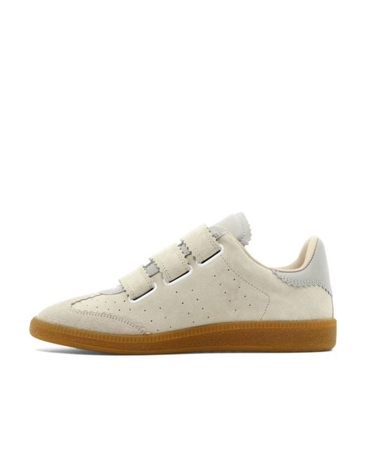 Isabel Marant White Beth Low-Top Sneakers