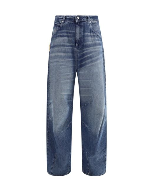 PDF CHANNEL Blue Pdf Legganda Oversized Jeans for men