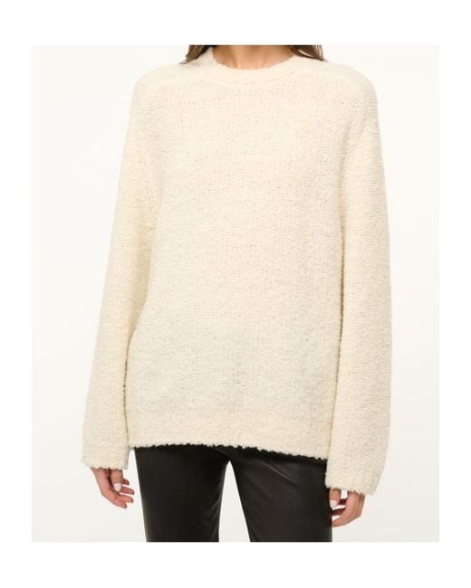 Staud White Long-Sleeved Sweater