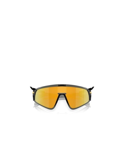 Oakley Yellow Geometrically Framed Sunglasses for men