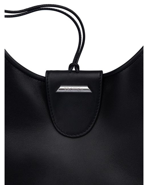 Dondup Black Small Ring-Detail Tote Bag