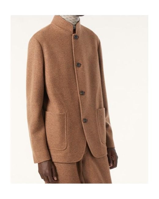 Loro Piana Brown Spagna Jacket for men